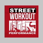 Street Workout Performance hrubá mikina na zips s kapucou stiahnuteľnou šnúrkami